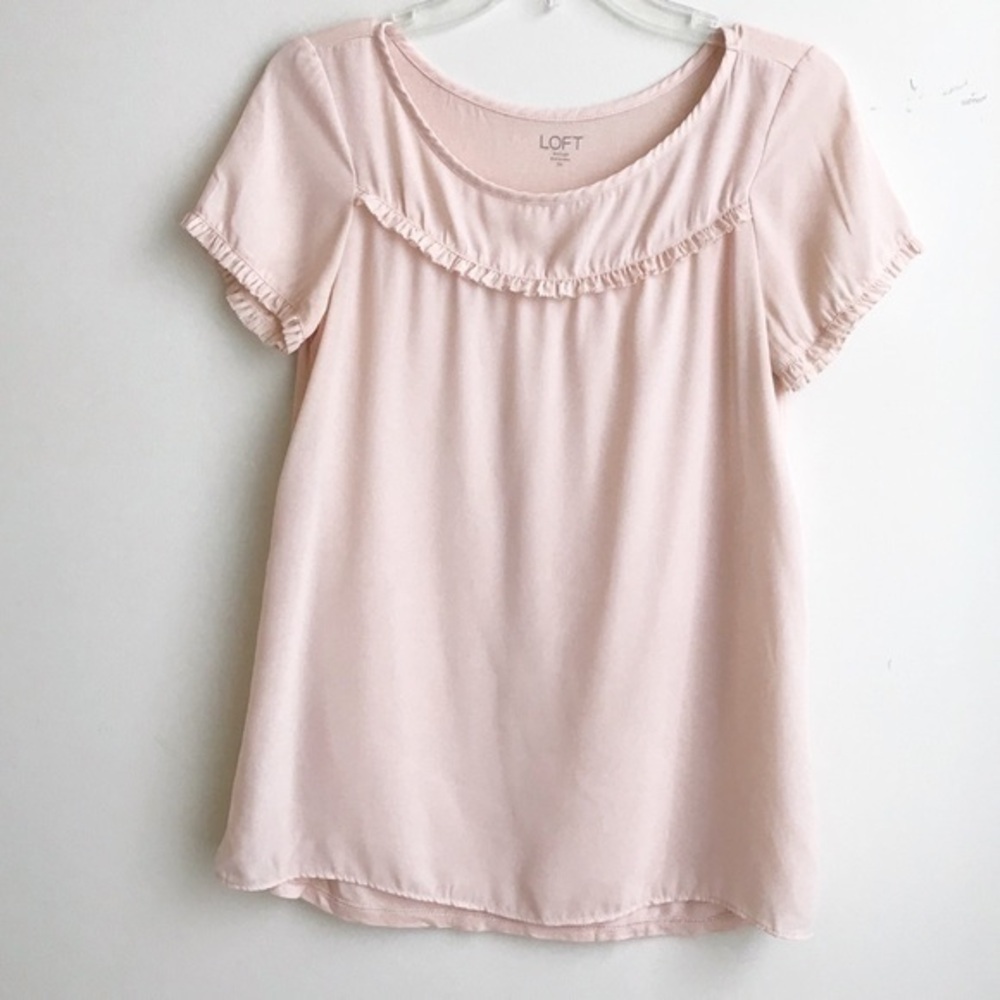 Loft blush pink top